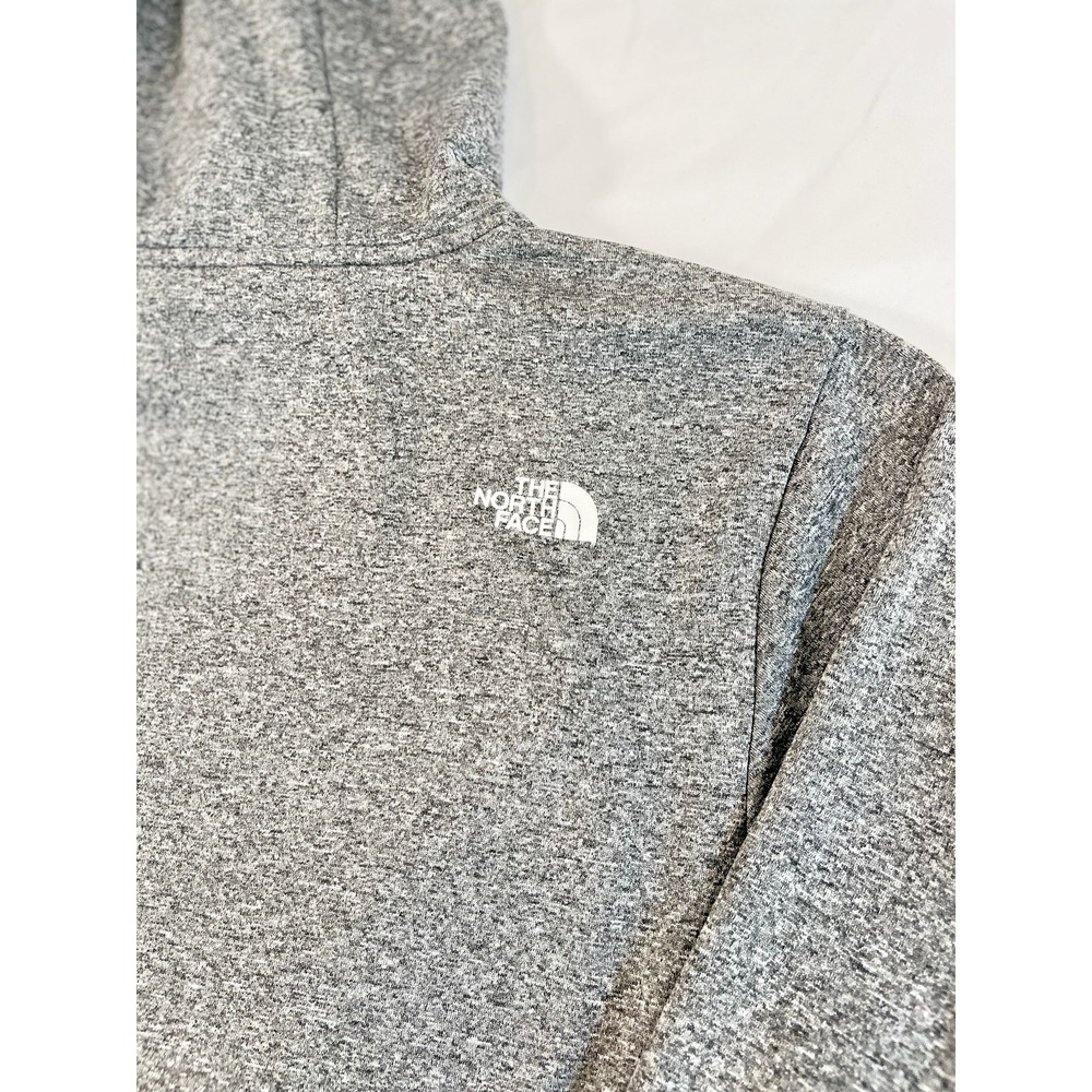 North Face Mens Pullover Hoodie Medium Bold Half Dome White Logo front and back - Picture 10 of 11